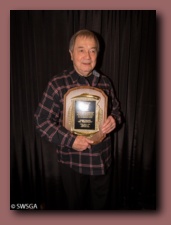 Bobby Black with Hall of Fame Award