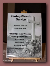 Cowboy Church Service